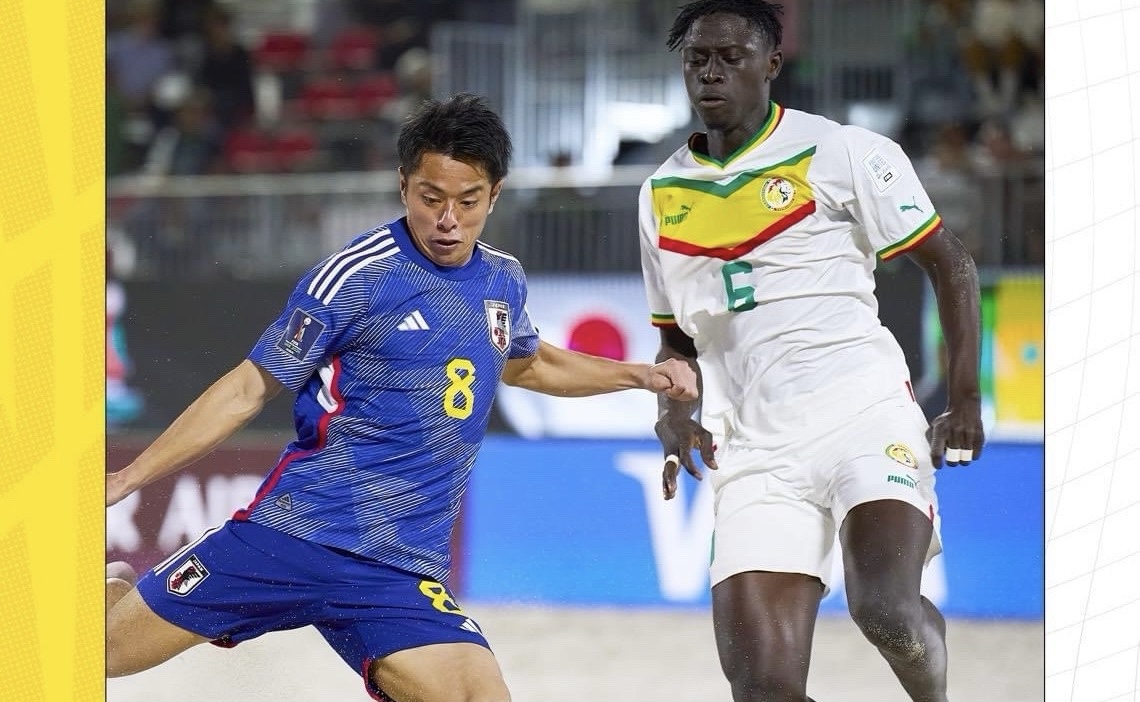 Mondial Beach Soccer : le Sénégal remonté par le Japon et éliminé