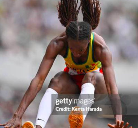 Athlétisme : Saly Sarr championne d’Afrique du triple saut