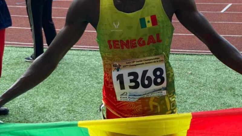 Athlétisme : Cheikh Tidiane Diouf champion d’Afrique du 400m