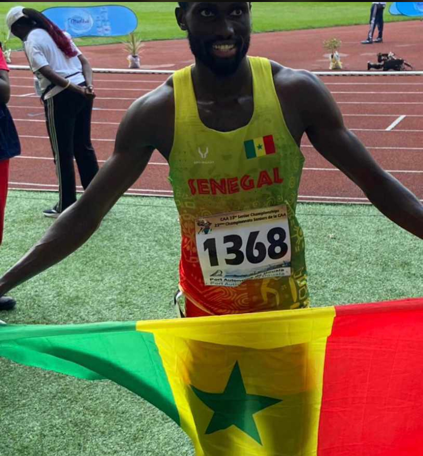 Athlétisme : Cheikh Tidiane Diouf champion d’Afrique du 400m