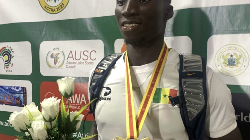 Championnat d’Afrique d’athlétisme : Louis François Mendy décroche l’or au 110m haies