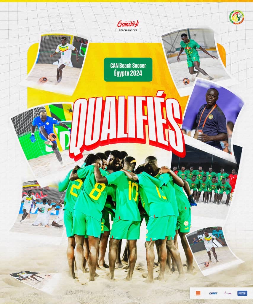 Beach Soccer : le Sénégal domine la Guinée et se qualifie à la CAN 