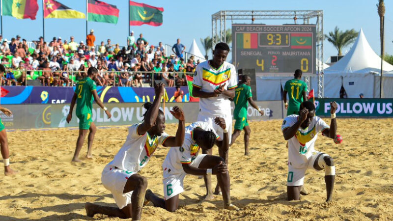 Beach Soccer : le Sénégal champion d’Afrique pour la huitième fois 